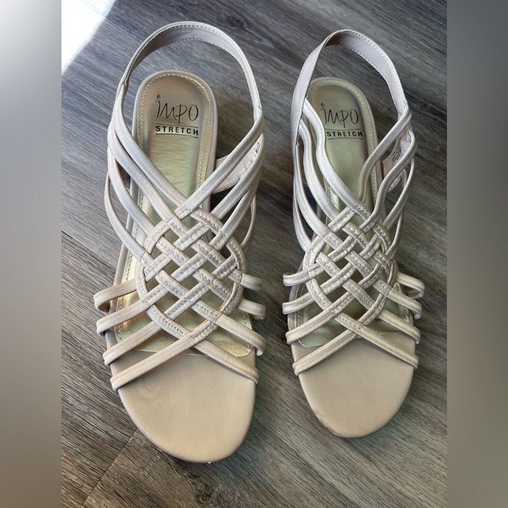 Impo Stretch tan sandals size - 10M